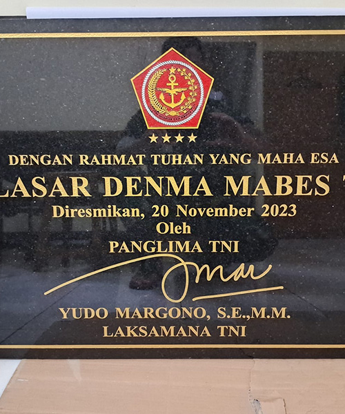 Prasasti Peresmian